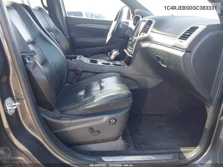 2016 JEEP GRAND CHEROKEE VIN 1C4RJEBG0GC383331 — фото 5