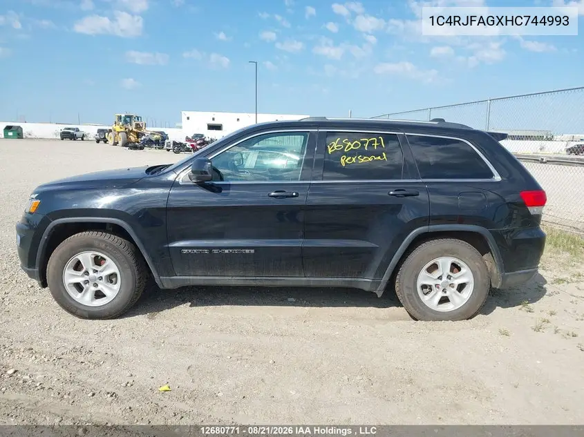 2017 JEEP GRAND CHEROKEE VIN 1C4RJFAGXHC744993 — фото 14