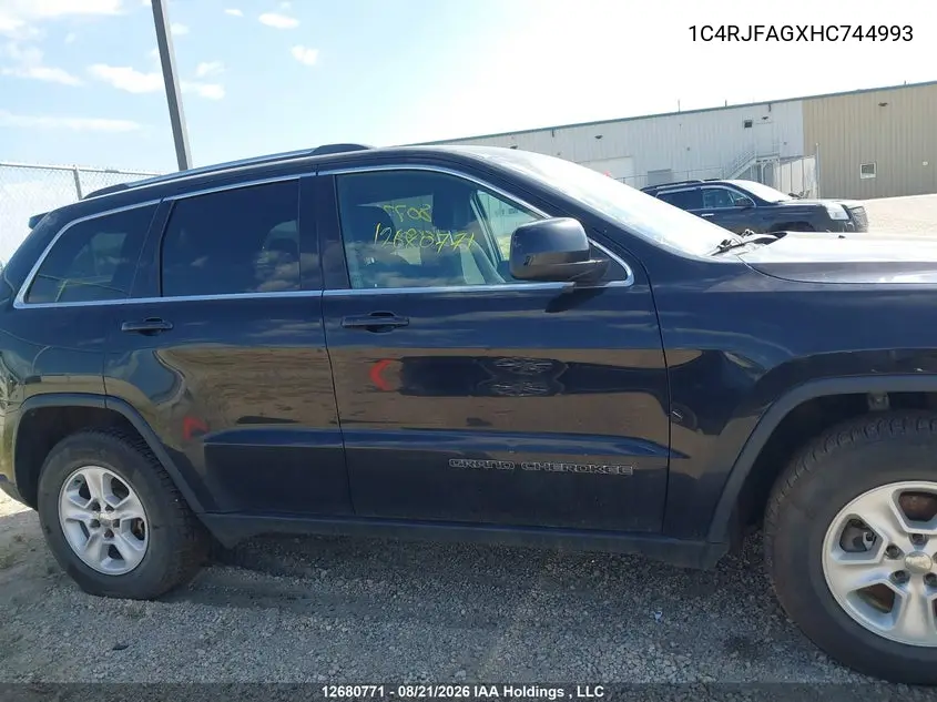 2017 JEEP GRAND CHEROKEE VIN 1C4RJFAGXHC744993 — фото 6
