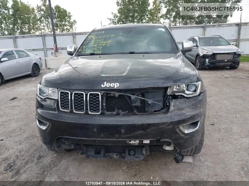 2017 JEEP GRAND CHEROKEE VIN 1C4RJFBG8HC716995 — фото 12
