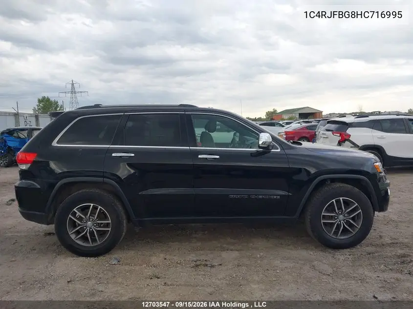 2017 JEEP GRAND CHEROKEE VIN 1C4RJFBG8HC716995 — фото 13