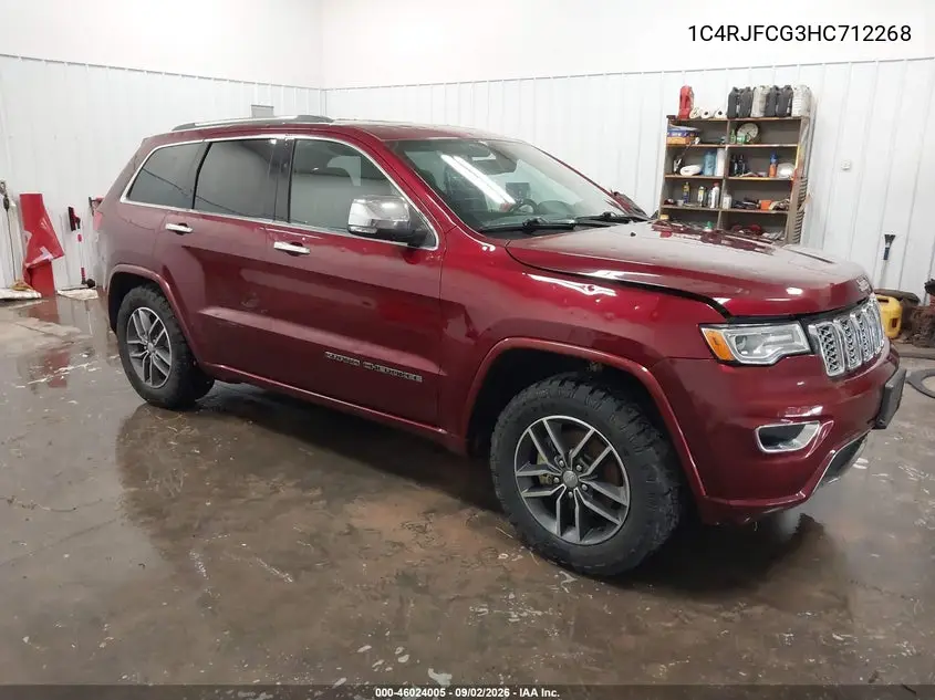 JEEP GRAND CHEROKEE 2017, VIN 1C4RJFCG3HC712268