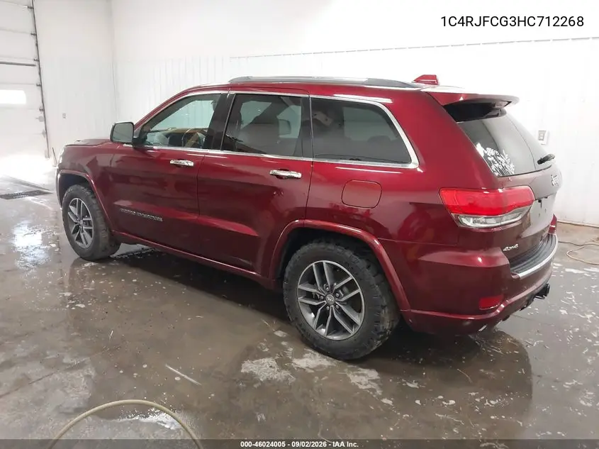 2017 JEEP GRAND CHEROKEE VIN 1C4RJFCG3HC712268 — фото 3