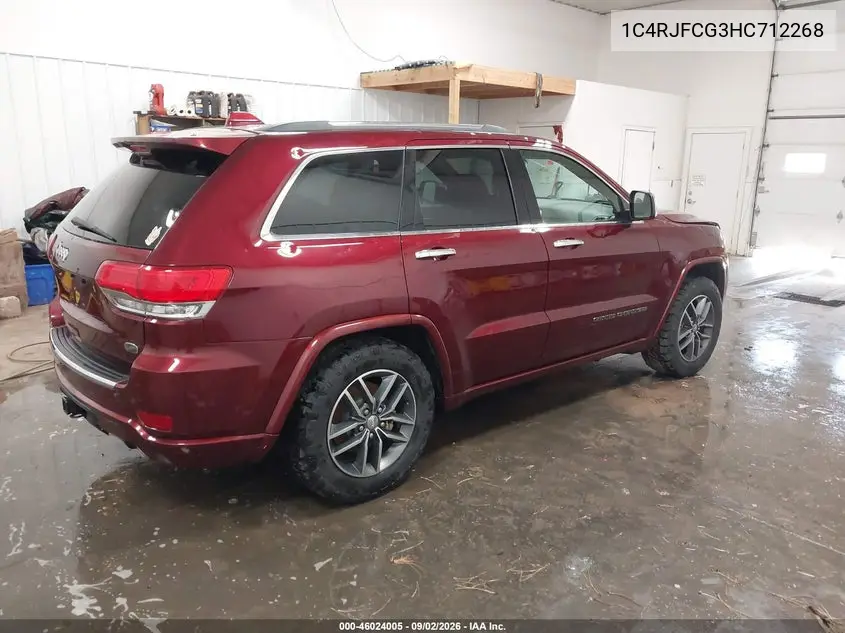 2017 JEEP GRAND CHEROKEE VIN 1C4RJFCG3HC712268 — фото 4