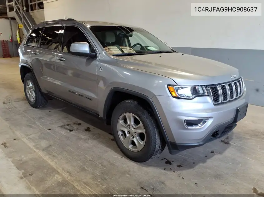 JEEP GRAND CHEROKEE 2017, VIN 1C4RJFAG9HC908637