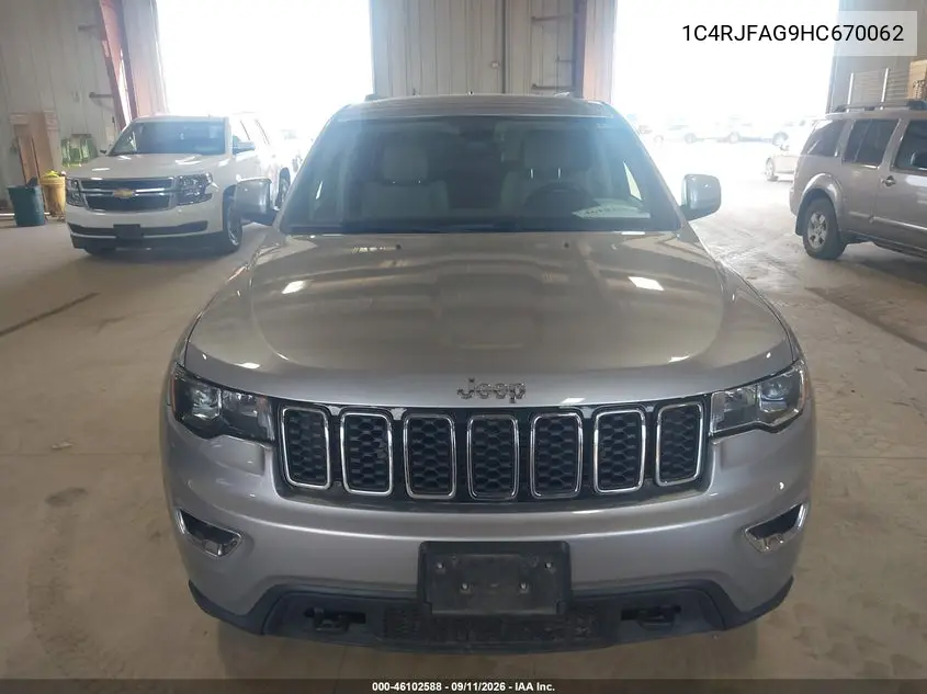 2017 JEEP GRAND CHEROKEE VIN 1C4RJFAG9HC670062 — фото 17