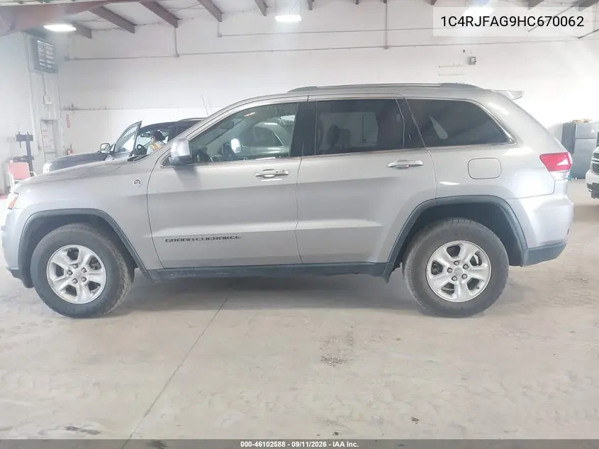 2017 JEEP GRAND CHEROKEE VIN 1C4RJFAG9HC670062 — фото 19
