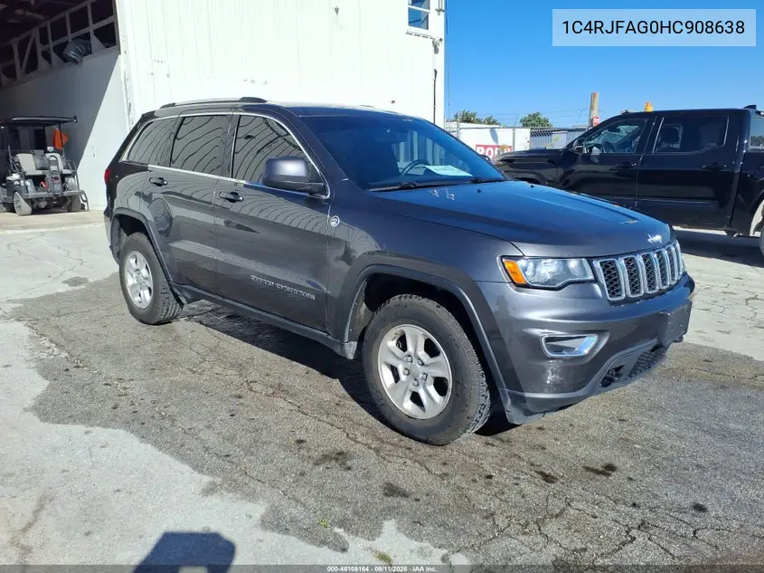 JEEP GRAND CHEROKEE 2017, VIN 1C4RJFAG0HC908638