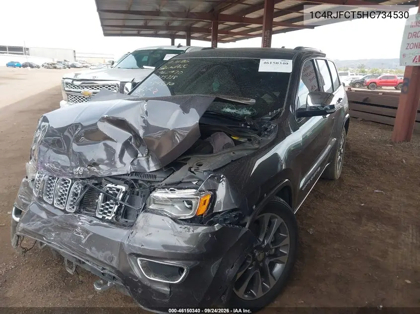 2017 JEEP GRAND CHEROKEE VIN 1C4RJFCT5HC734530 — фото 2