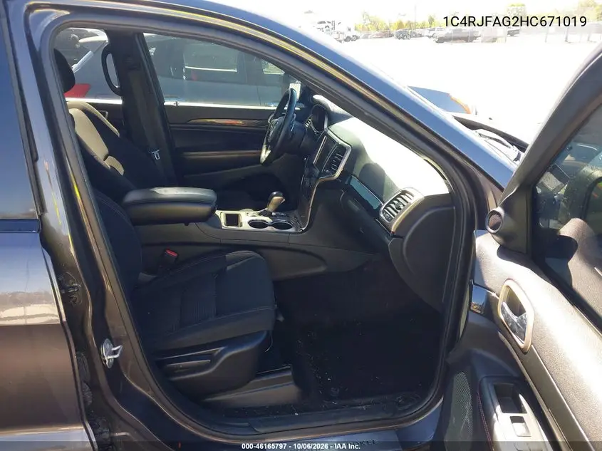 2017 JEEP GRAND CHEROKEE VIN 1C4RJFAG2HC671019 — фото 5