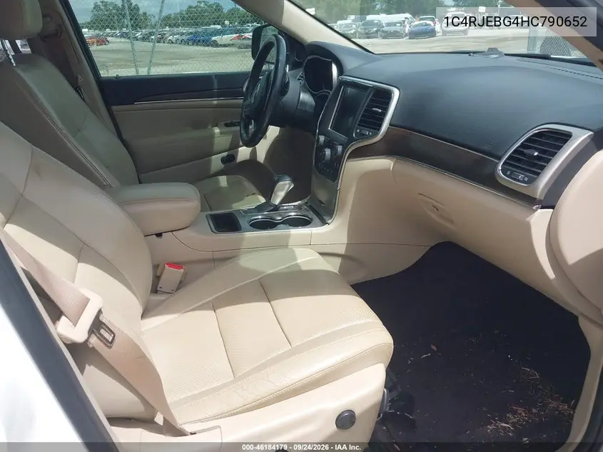 2017 JEEP GRAND CHEROKEE VIN 1C4RJEBG4HC790652 — фото 5