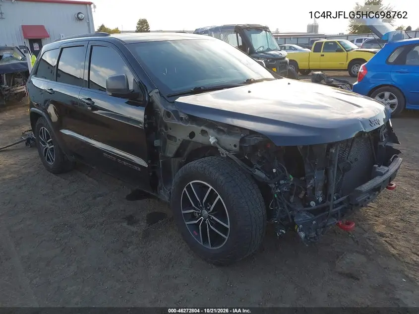 JEEP GRAND CHEROKEE 2017, VIN 1C4RJFLG5HC698762