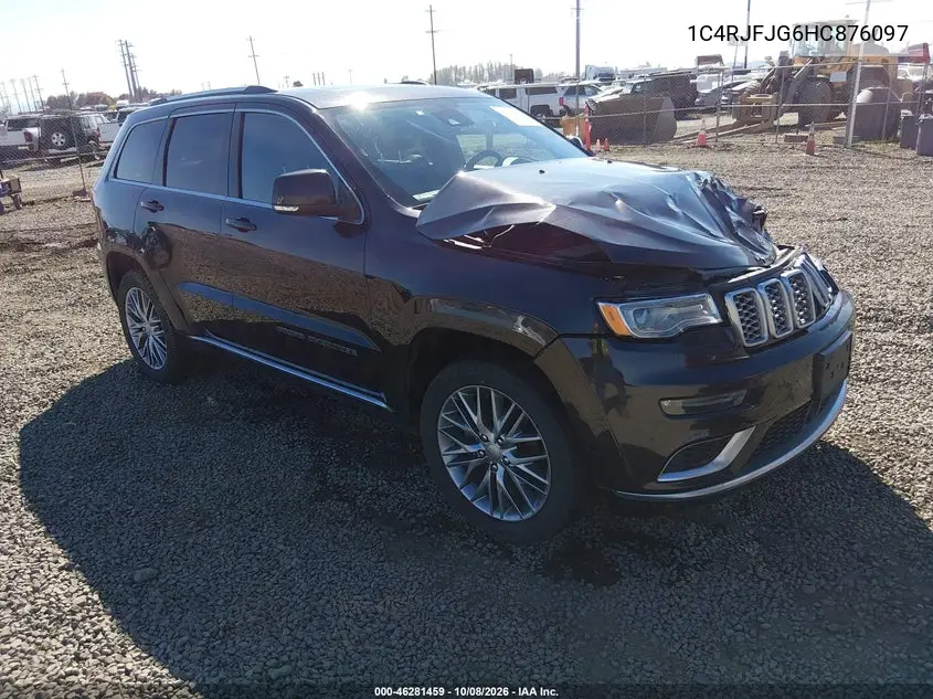 JEEP GRAND CHEROKEE 2017, VIN 1C4RJFJG6HC876097