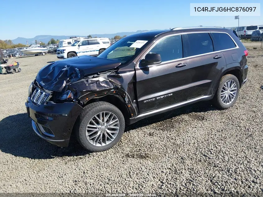 2017 JEEP GRAND CHEROKEE VIN 1C4RJFJG6HC876097 — фото 2