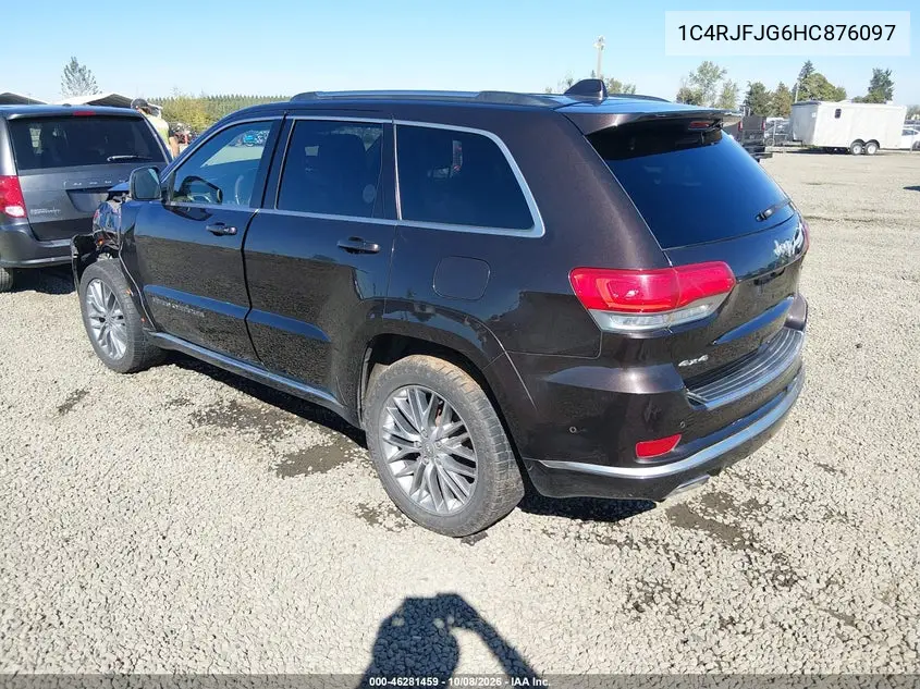 2017 JEEP GRAND CHEROKEE VIN 1C4RJFJG6HC876097 — фото 3