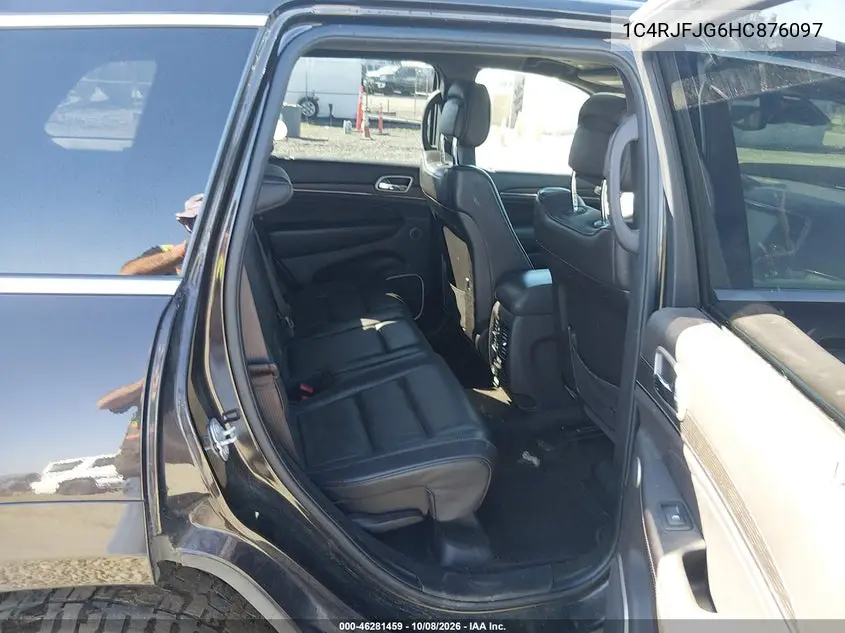 2017 JEEP GRAND CHEROKEE VIN 1C4RJFJG6HC876097 — фото 8