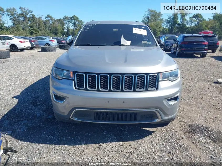 2017 JEEP GRAND CHEROKEE VIN 1C4RJEBG9HC790484 — фото 11