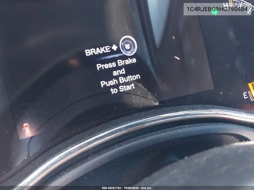 2017 JEEP GRAND CHEROKEE VIN 1C4RJEBG9HC790484 — фото 14