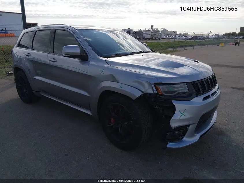 JEEP GRAND CHEROKEE 2017, VIN 1C4RJFDJ6HC859565