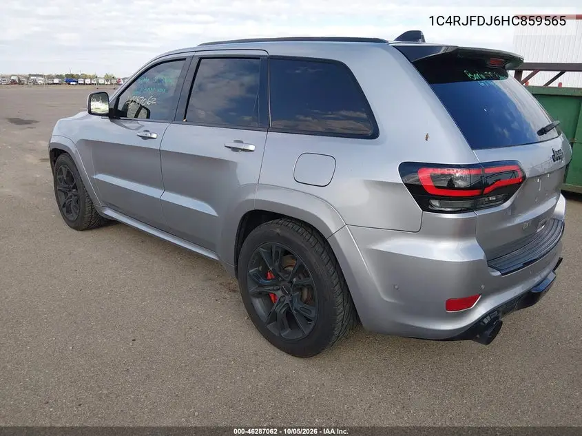 2017 JEEP GRAND CHEROKEE VIN 1C4RJFDJ6HC859565 — фото 3