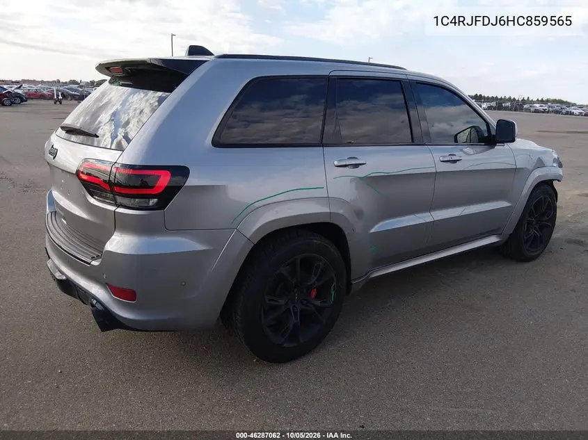 2017 JEEP GRAND CHEROKEE VIN 1C4RJFDJ6HC859565 — фото 4