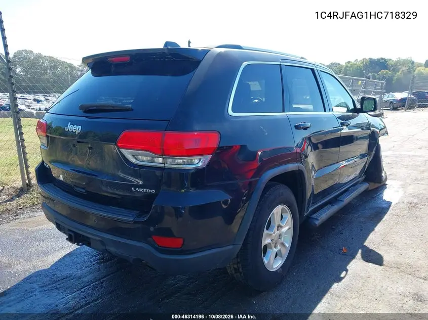 2017 JEEP GRAND CHEROKEE VIN 1C4RJFAG1HC718329 — фото 4