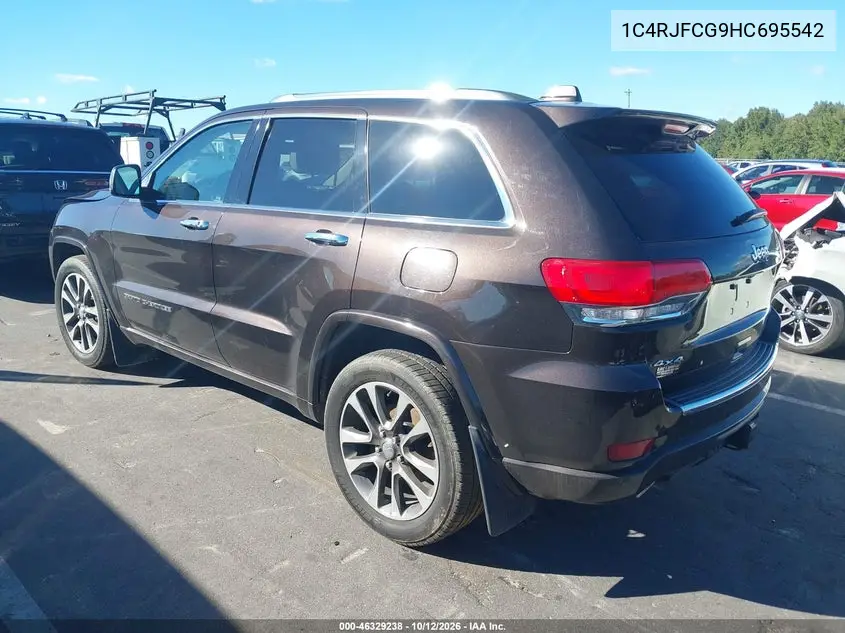 2017 JEEP GRAND CHEROKEE VIN 1C4RJFCG9HC695542 — фото 3