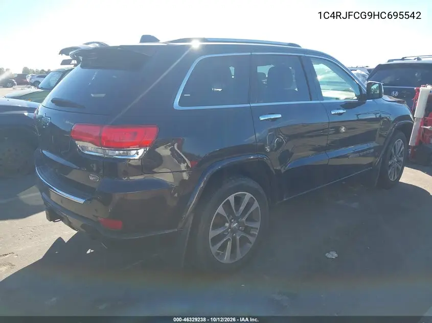 2017 JEEP GRAND CHEROKEE VIN 1C4RJFCG9HC695542 — фото 4