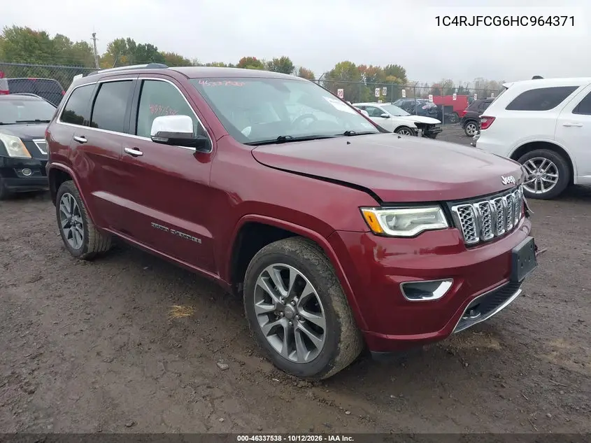 JEEP GRAND CHEROKEE 2017, VIN 1C4RJFCG6HC964371