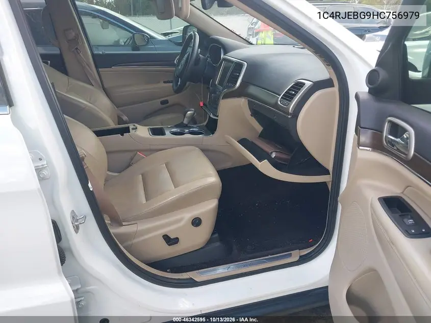 2017 JEEP GRAND CHEROKEE VIN 1C4RJEBG9HC756979 — фото 5