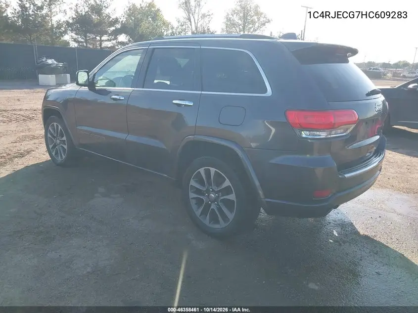 2017 JEEP GRAND CHEROKEE VIN 1C4RJECG7HC609283 — фото 3