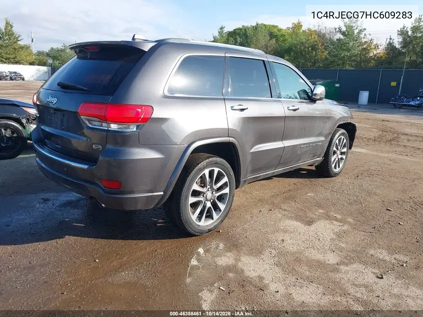 2017 JEEP GRAND CHEROKEE VIN 1C4RJECG7HC609283 — фото 4