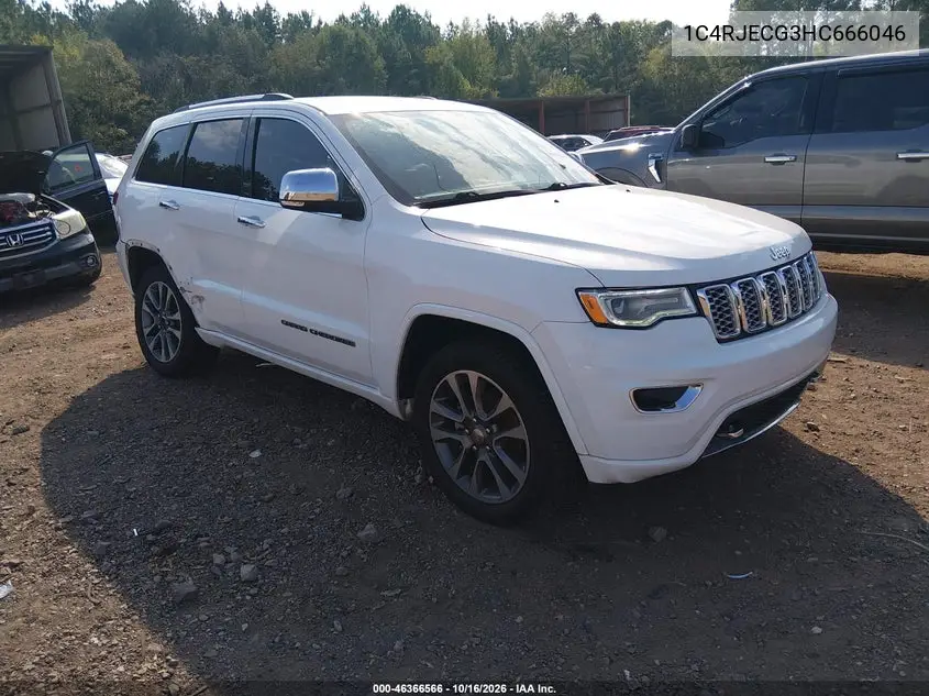 JEEP GRAND CHEROKEE 2017, VIN 1C4RJECG3HC666046
