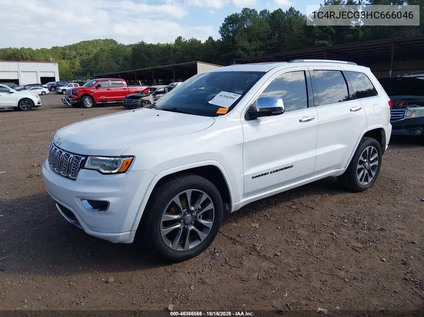 2017 JEEP GRAND CHEROKEE VIN 1C4RJECG3HC666046 — фото 2
