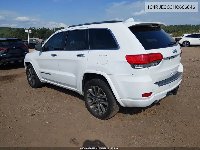 2017 JEEP GRAND CHEROKEE VIN 1C4RJECG3HC666046 — фото 3