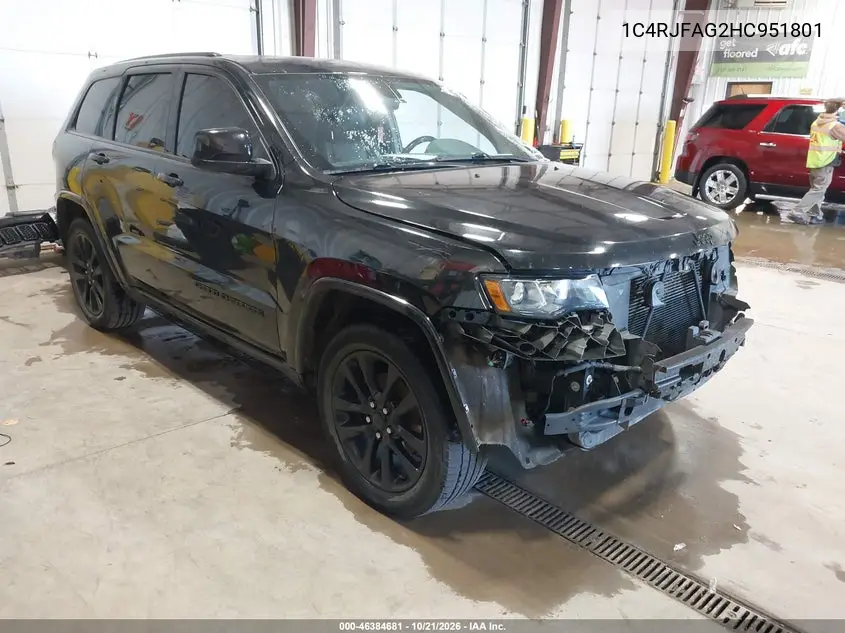 JEEP GRAND CHEROKEE 2017, VIN 1C4RJFAG2HC951801