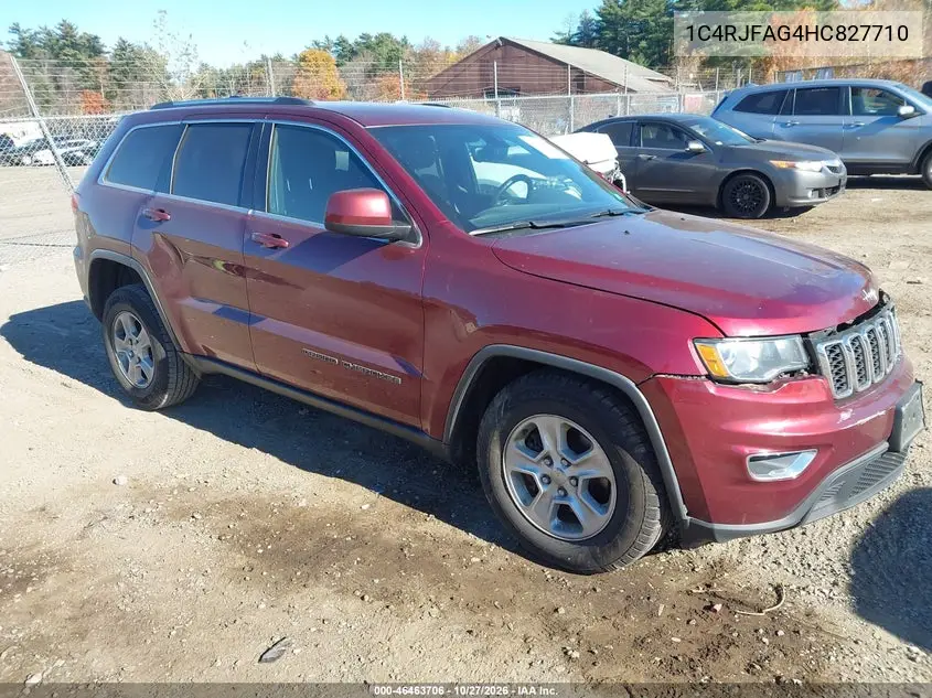JEEP GRAND CHEROKEE 2017, VIN 1C4RJFAG4HC827710