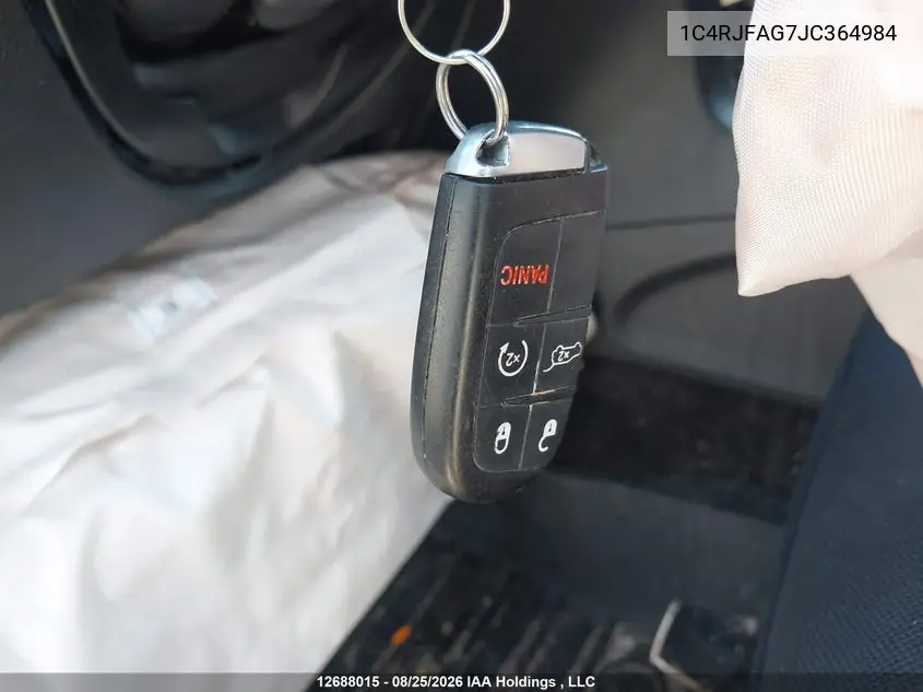 2018 JEEP GRAND CHEROKEE VIN 1C4RJFAG7JC364984 — фото 11