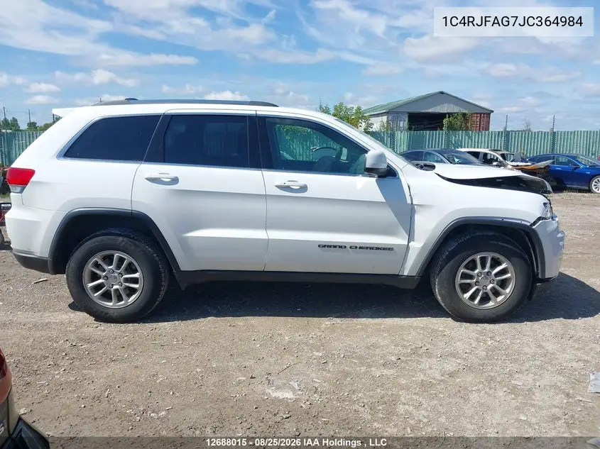 2018 JEEP GRAND CHEROKEE VIN 1C4RJFAG7JC364984 — фото 13
