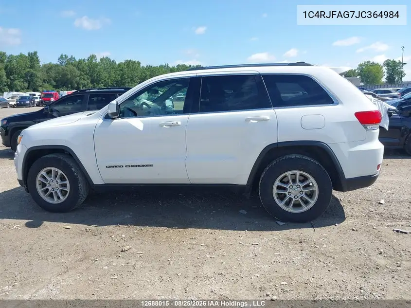 2018 JEEP GRAND CHEROKEE VIN 1C4RJFAG7JC364984 — фото 14