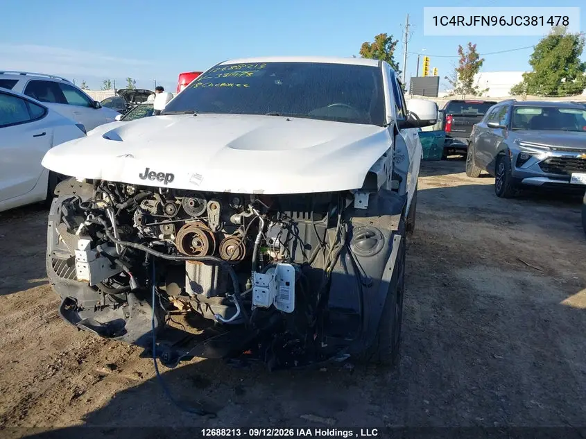 2018 JEEP GRAND CHEROKEE VIN 1C4RJFN96JC381478 — фото 6