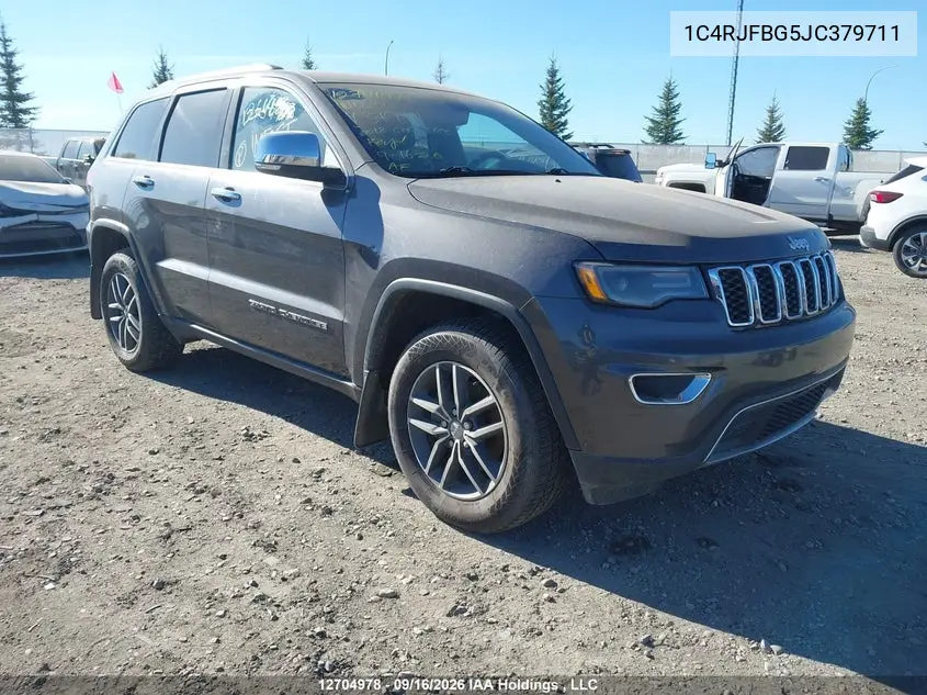 JEEP GRAND CHEROKEE 2018, VIN 1C4RJFBG5JC379711