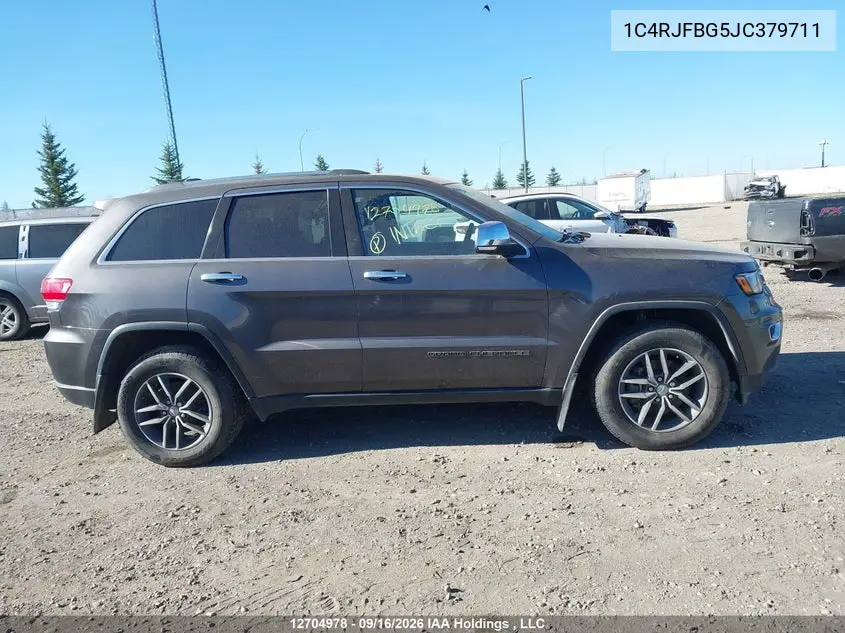 2018 JEEP GRAND CHEROKEE VIN 1C4RJFBG5JC379711 — фото 13