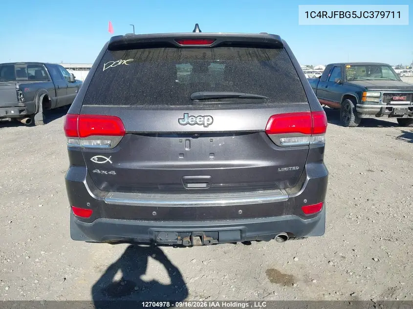 2018 JEEP GRAND CHEROKEE VIN 1C4RJFBG5JC379711 — фото 16