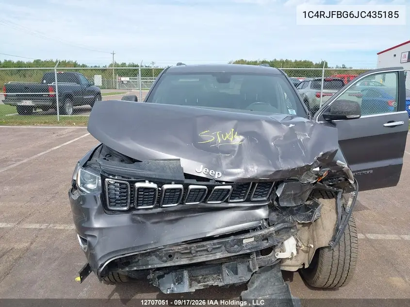 2018 JEEP GRAND CHEROKEE VIN 1C4RJFBG6JC435185 — фото 10