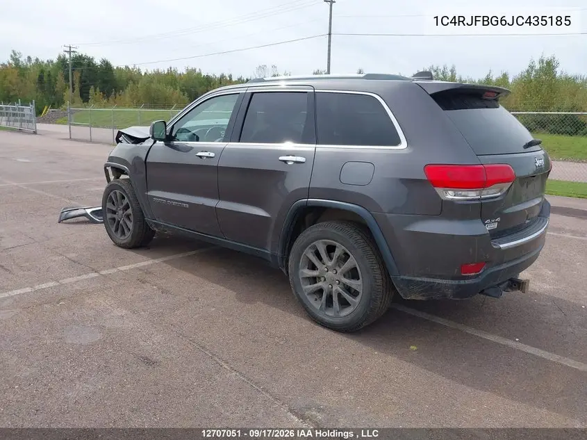 2018 JEEP GRAND CHEROKEE VIN 1C4RJFBG6JC435185 — фото 3