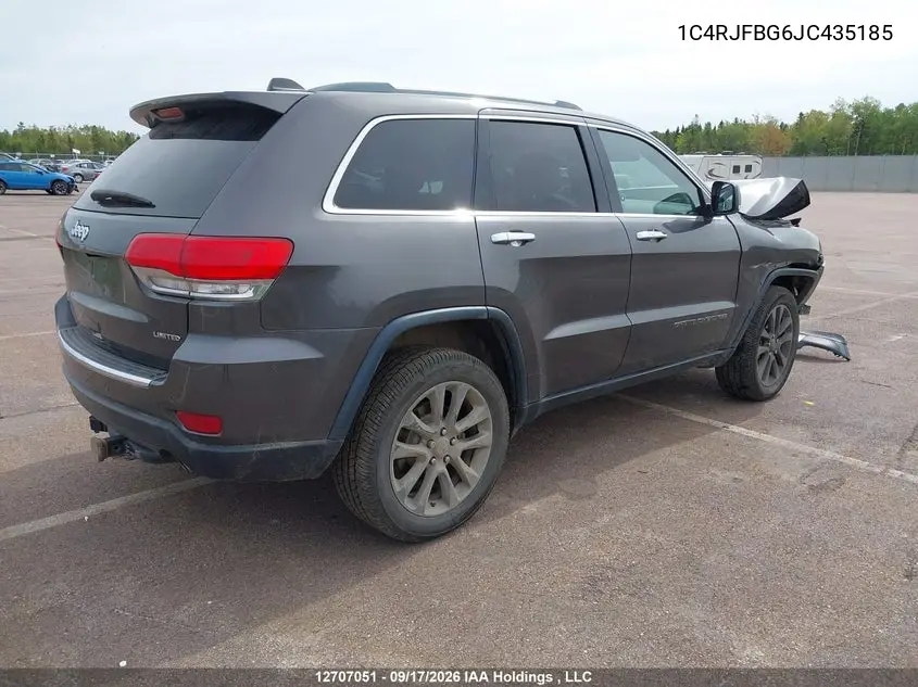 2018 JEEP GRAND CHEROKEE VIN 1C4RJFBG6JC435185 — фото 4
