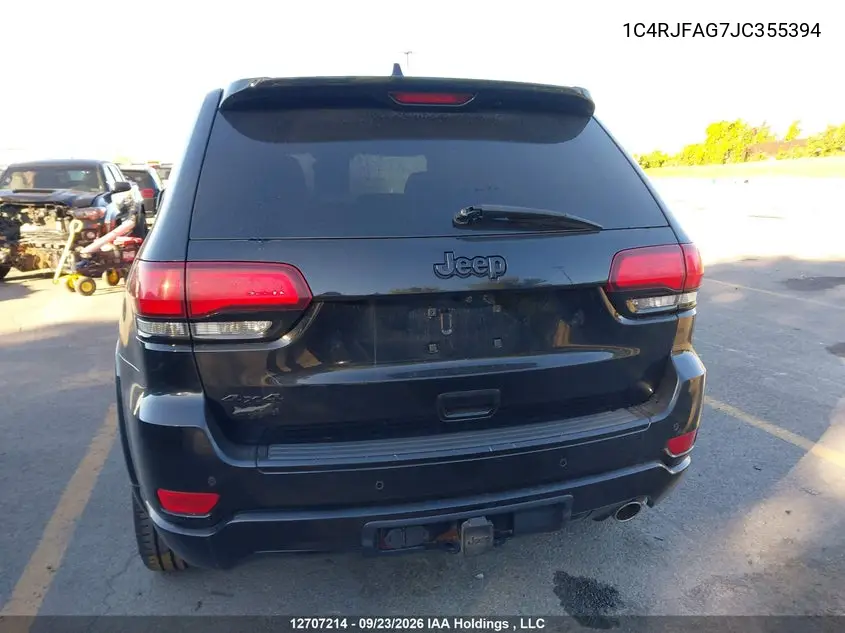 2018 JEEP GRAND CHEROKEE VIN 1C4RJFAG7JC355394 — фото 16