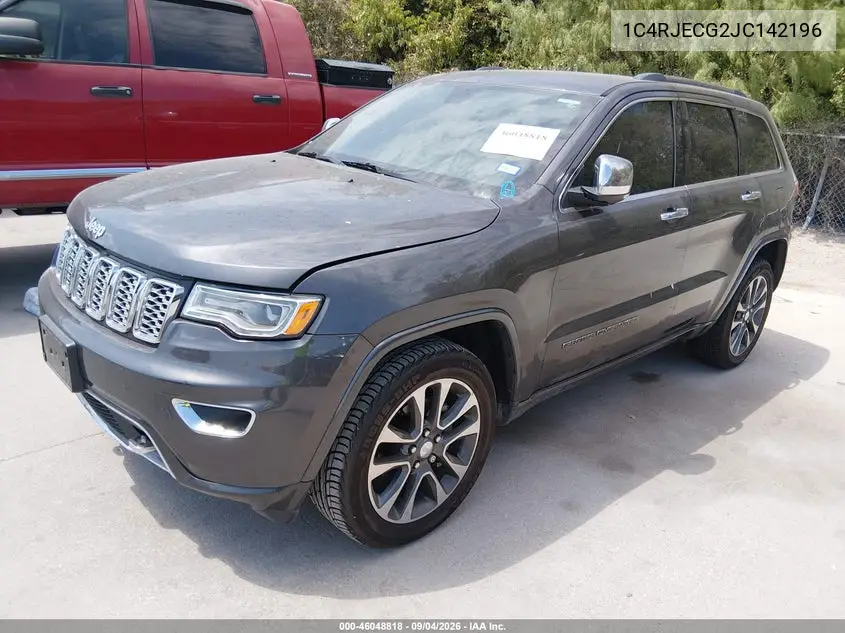 2018 JEEP GRAND CHEROKEE VIN 1C4RJECG2JC142196 — фото 2