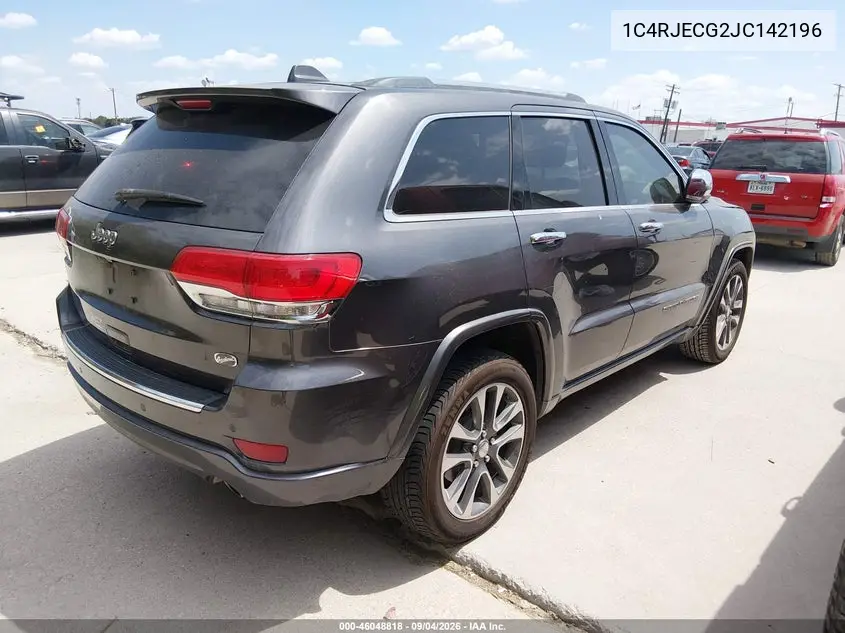 2018 JEEP GRAND CHEROKEE VIN 1C4RJECG2JC142196 — фото 4